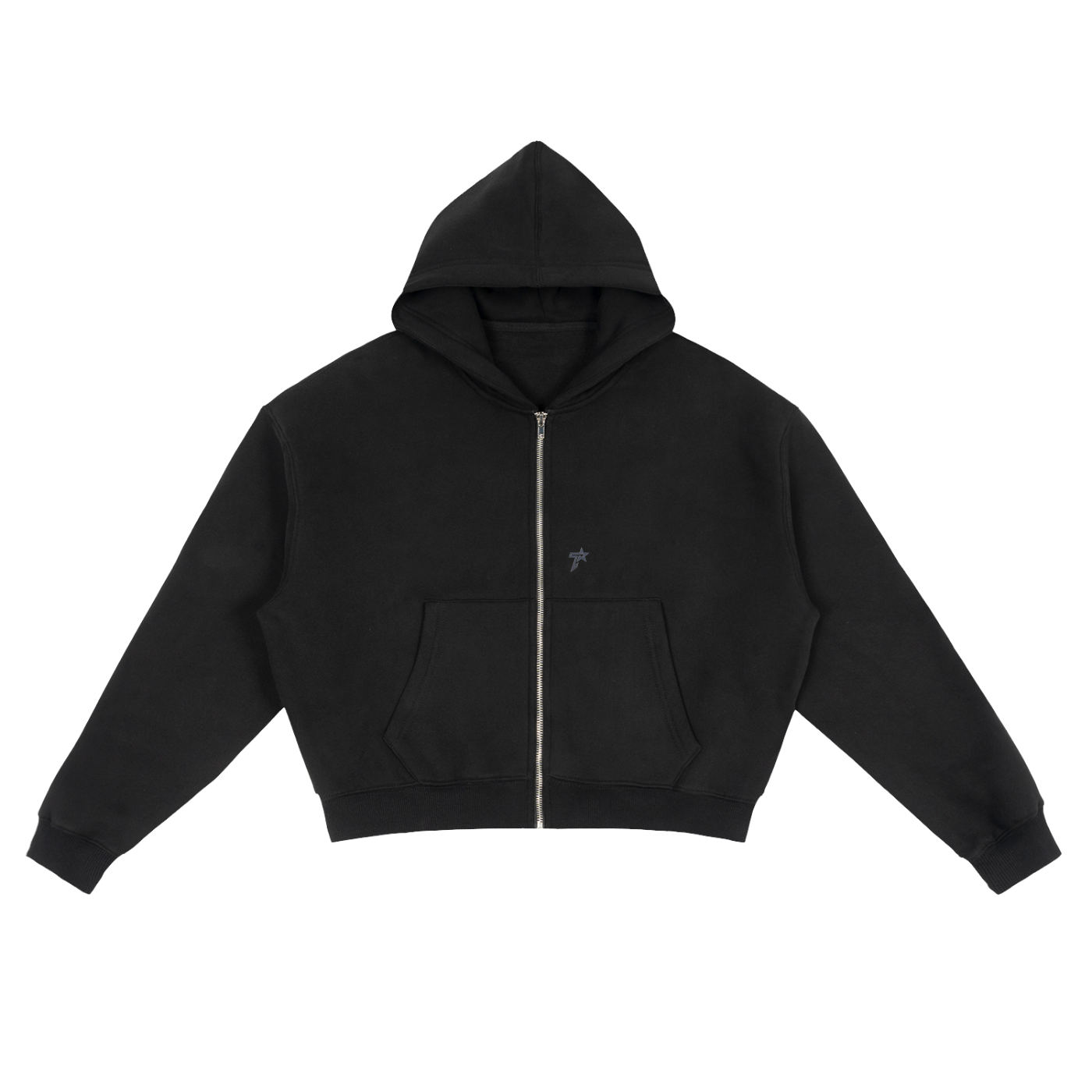 7$tar Zip-Up Boxy Hoodie